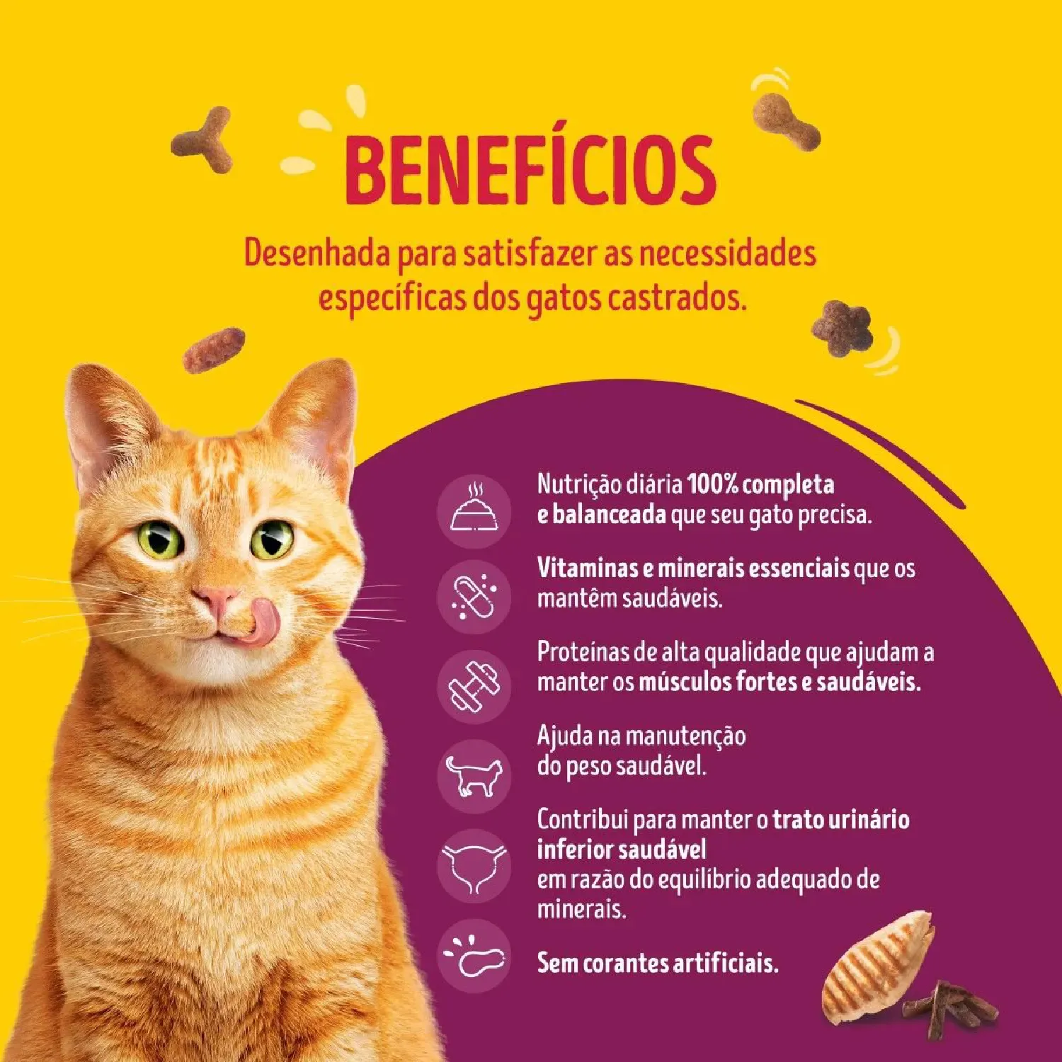 Racao Friskies Castrados Mix de Carnes 4